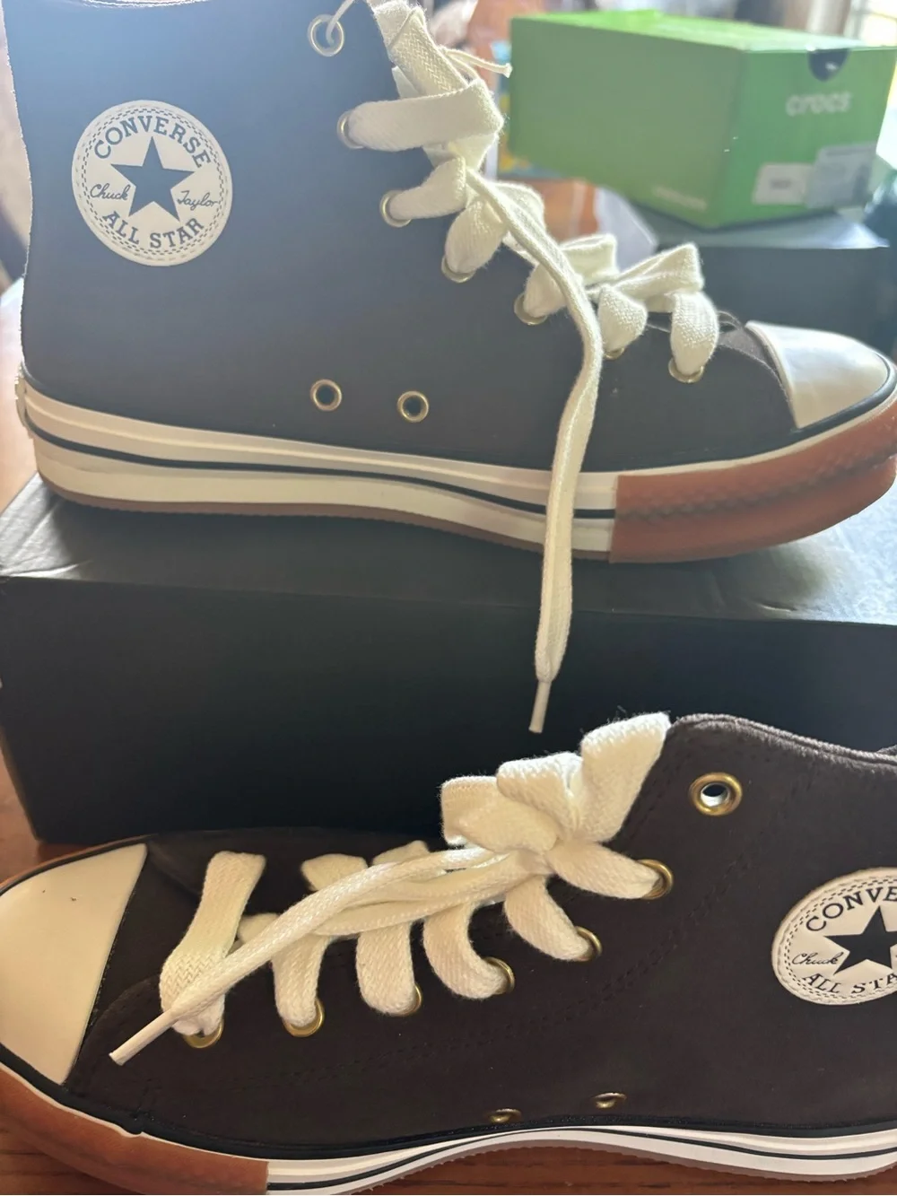 Converse CTA Eva Lift Hi Platform in Fresh Brew and White Size 6Y NWT!!! IYKYK!